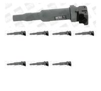 8 x Bobina d'accensione BorgWarner (BERU) per BMW 1 E87, 3 E90, 3 E91, 5 E60, 5