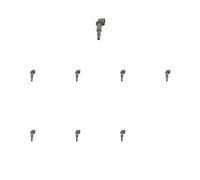 8 x Bobina d'accensione BOSCH per BMW, BMW (BRILLIANCE) 1 E81, 1 E82, 1 E87, 1