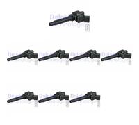 8 x Bobina d'accensione DELPHI per AUDI, CUPRA, PORSCHE, SEAT, SKODA, VW A1