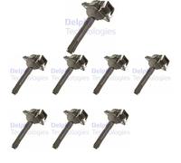 8 x Bobina d'accensione DELPHI per AUDI, VW A4 B5, A6 C4, A6 C5, A8 D2, BORA