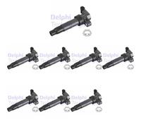 8 x Bobina d'accensione DELPHI per HYUNDAI, KIA CERATO II, EQUUS VI, GENESIS I