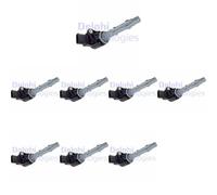 8 x Bobina d'accensione DELPHI per MERCEDES-BENZ CLK (C209), CLK kabriolet