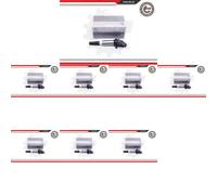 8 x Bobina d'accensione ESEN SKV per ALPINA, BMW 5 F07, 5 F10, 5 F11, 5 G30