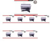 8 x Bobina d'accensione ESEN SKV per AUDI, BENTLEY A6 C7, A7 B12, A8 D4