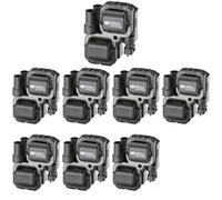 8 x Bobina d'accensione HELLA per MERCEDES-BENZ B W245, CLK (C208), CLK (C209)