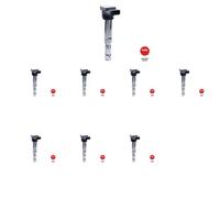 8 x Bobina d'accensione NGK per AUDI, BENTLEY, VW A8 D2, A8 D3, CONTINENTAL