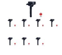 8 x Bobina d'accensione NGK per AUDI, SEAT, SKODA, VW A3 8L, A4 B5, A6 C4, A6