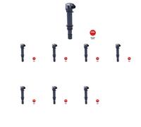 8 x Bobina d'accensione NGK per CHRYSLER, DODGE, JEEP ASPEN, CHEROKEE KJ III