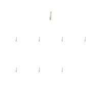 8 x Candela a incandescenza BOSCH per MERCEDES-BENZ E VF210, KLASA C T-Model