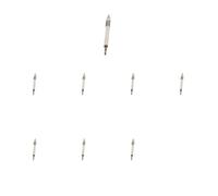8 x Candela a incandescenza BOSCH per TOYOTA AURIS, AVENSIS II, AVENSIS Kombi