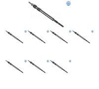 8 x Candela a incandescenza MEYLE per AUDI, SKODA, VW A4 B5, A4 B6, A4 B7, A6