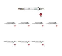 8 x Candela a incandescenza NGK per MERCEDES-BENZ, PUCH E VF210, G-MODELL