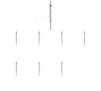 8 x Candela a incandescenza TOPRAN per AUDI, CUPRA, PORSCHE, SEAT, SKODA, VW A3