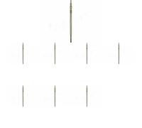 8 x Candela a incandescenza TOPRAN per MERCEDES-BENZ B W245, CLK (C209), CLK