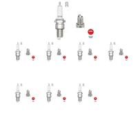 8 x Candela NGK per ALFA ROMEO, AUDI, BMW, DAIMLER, FERRARI, FIAT