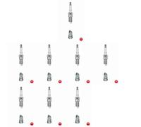 8 x Candela NGK per FORD, MAZDA 121 III, COUGAR, ESCORT V, ESCORT