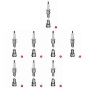 8 x Candela NGK per HYUNDAI, ISUZU, KIA, LADA, MAZDA, MITSUBISHI