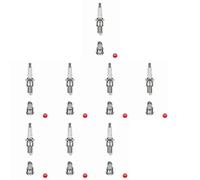 8 x Candela NGK per HYUNDAI, ISUZU, KIA, LADA, MAZDA, MITSUBISHI