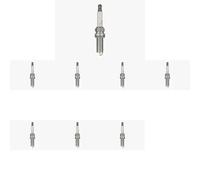 8 x Candela NGK per JAGUAR, LAND ROVER DISCOVERY IV, F-TYPE, RANGE