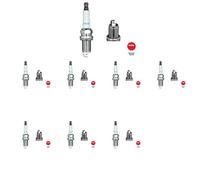 8 x Candela NGK per LEXUS, TOYOTA CELICA V, IS I, LS I, LS II, MR2