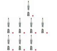 8 x Candela NGK per MAZDA 3 I, 6 II, 6 Kombi (GH), MX-5 III
