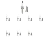 8 x Candela NGK per MERCEDES-BENZ CLK (C209), CLK kabriolet