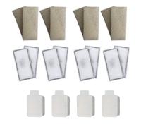 8 x Compatibili Fluval U2 Schiuma 8 Polymax 4 Pulire Trasparente Interno