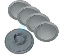 8 X Coprimozzi Coprimozzo Coprimozzo 147,0 - 58,5 Mm - Argento