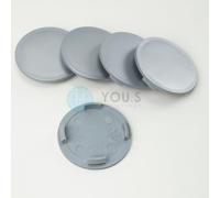 8 X Coprimozzi Coprimozzo Coprimozzo 61,5 - 55,5 Mm - Argento