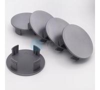 8 X Coprimozzi Coprimozzo Coprimozzo 64,5 - 55,0 Mm - Argento