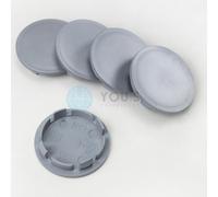 8 X Coprimozzi Coprimozzo Coprimozzo 76,5 - 65,5 Mm - Argento