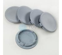 8 X Coprimozzi Coprimozzo Coprimozzo Cerchione 70,0 - 58,5 Mm - Argento