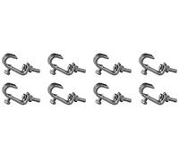 8 x Eurolite th-16 16 mm truss morsetto gancio morsetto Lightbridge Light Bridge Rigging
