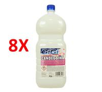 8 X Gigi Lampo Candeggina Profumata 2 Lt