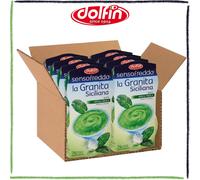 8 X Granita Siciliana alla Menta in Vaschetta Senso Freddo Gelato Dolfin 200ml
