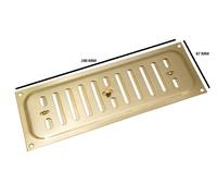 8 X Griglie Di Ventilazione In Ottone Lucido Hit &Amp; Miss 9 X 3 Pollici | On