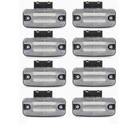 8 X LED Bianco Indicatore Laterale Luci 24V Neon Anteriore Fari Camion Rimorchio