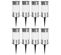 8 X Luci Solari Set con picchetto IP44 | lampade solari LED lampada solare da giardino lampada