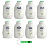 8 X Neutro Roberts Detergente Intimo Fresco con Estratto di Aloe Vera, detergente intimo fresco con estratto di aloe vera 200 ml + portachiavi Beni Culinari