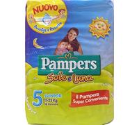 Pampers Sole e Luna Extralarge Taglia 6 (15-30 kg) - 16 pz