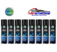 8 x PULITORE FRENI TUNAP 115 DETERGENTE SGRASSANTE UNIVERSALE AUTO MOTO 500 ML