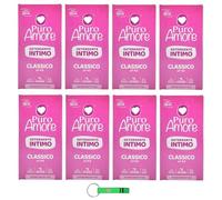 8 X Puro Amore Detergente Intimo Classico pH 4.5 Effetto protettivo per la pelle 250 ml + portachiavi Beni Culinari