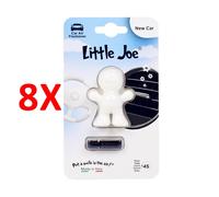 8 X Rhutten Little Joe Profumatore Auto White Durata 45 Giorni