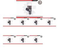 8 x Sensore di parcheggio retromarcia ESEN SKV per AUDI A3 8P, A3 8P/8PA/8P7,