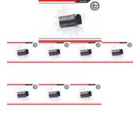 8 x Sensore di parcheggio retromarcia ESEN SKV per AUDI, SKODA, VW A4 B6, A4 B7