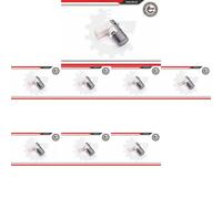 8 x Sensore di parcheggio retromarcia ESEN SKV per AUDI, SKODA, VW A4 B6, A4 B7
