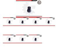 8 x Sensore di parcheggio retromarcia ESEN SKV per BMW, MINI 2 F45, 2 F46, 5