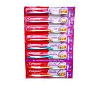 8 x spazzolino da denti Colgate ZigZag Medium per adulti e ricevi pasta Colga...