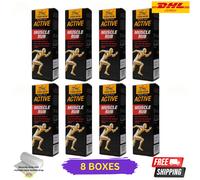 8 X Tiger Balm Attivo Massaggio Muscoli 60g Muscolare Crema Sollievo Dolore