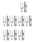 8 x Valvola di aspirazione FRECCIA per FORD C-MAX I, FOCUS C-MAX I, FOCUS II